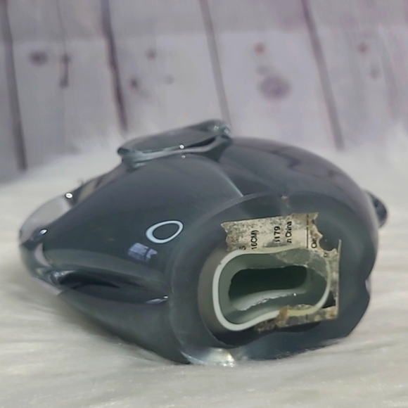 Y2K Unsigned Blown Glass Gray African Asian Elephant Paper Weight Trinket Decor - Picture 16 of 17